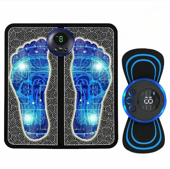 EMS Foot Massager Mat – Electric Foot Massage Pad with 6 Modes & 9 Intensity Levels