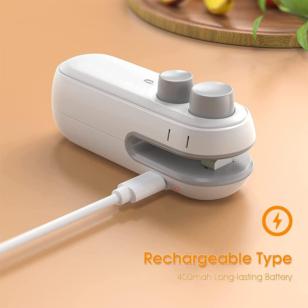 Portable Rechargeable Mini Sealer for Plastic Bags – Handheld Heat Sealing Machine