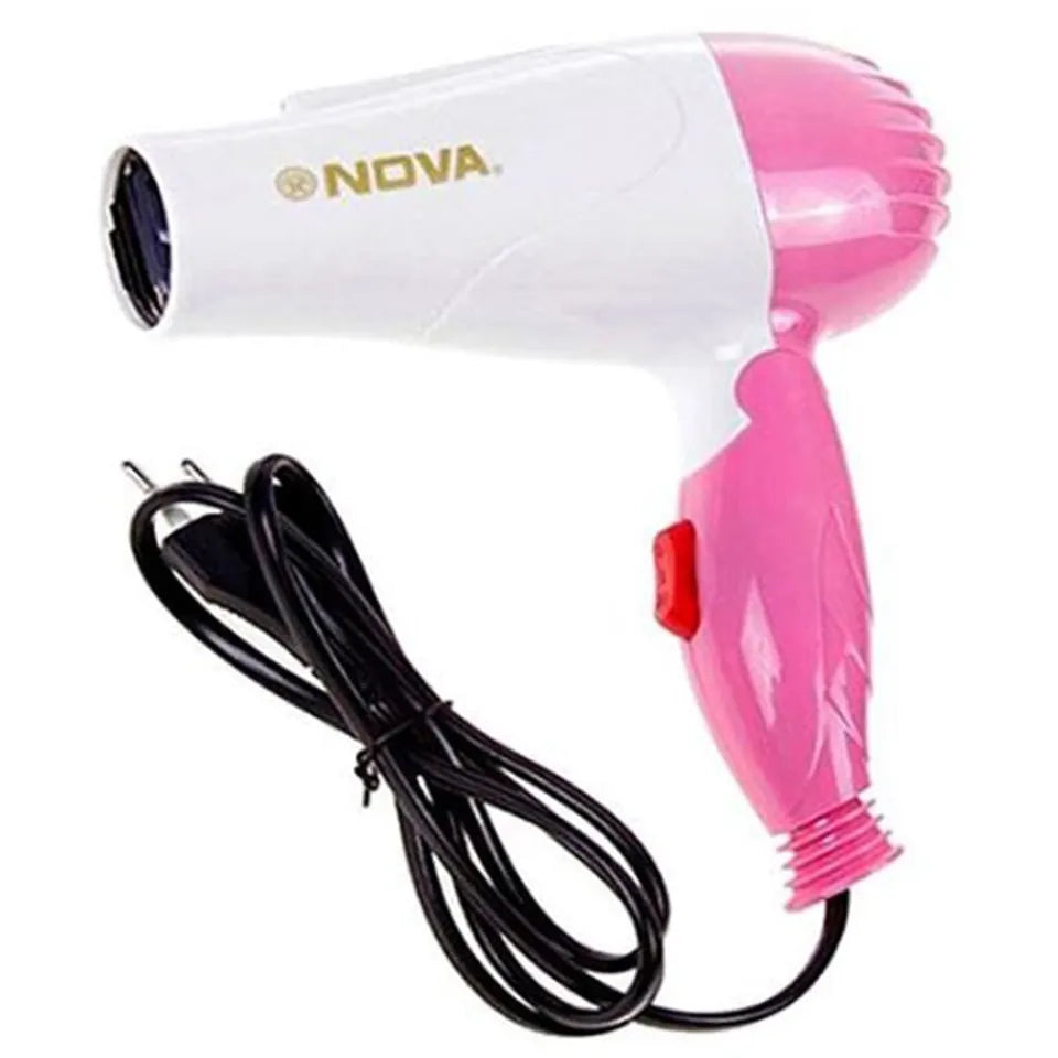 Nova Foldable Hair Dryer NV-1290 – 1000W Portable Hair Dryer for Daily Styling