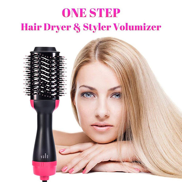 3-in-1 One-Step Hot Air Brush Hair Dryer & Styler – Volumizing, Straightening & Smoothing