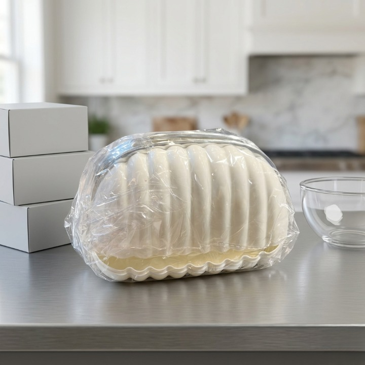 Luxury Shell Shape Tissue Box – Elegant Wave Pattern Tissue Holder for Home & Office Decor