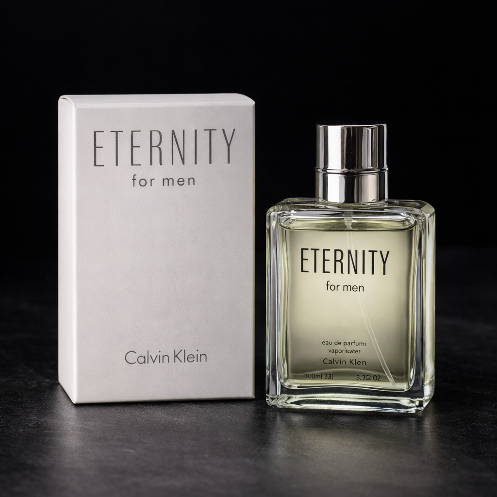 Calvin Klein Eternity for Men Eau De Parfum 100ml – Long-Lasting Fresh & Woody Men’s Fragrance