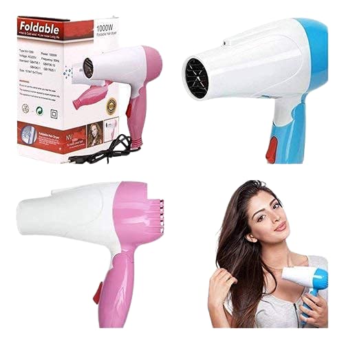 Nova Foldable Hair Dryer NV-1290 – 1000W Portable Hair Dryer for Daily Styling