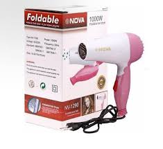 Nova Foldable Hair Dryer NV-1290 – 1000W Portable Hair Dryer for Daily Styling