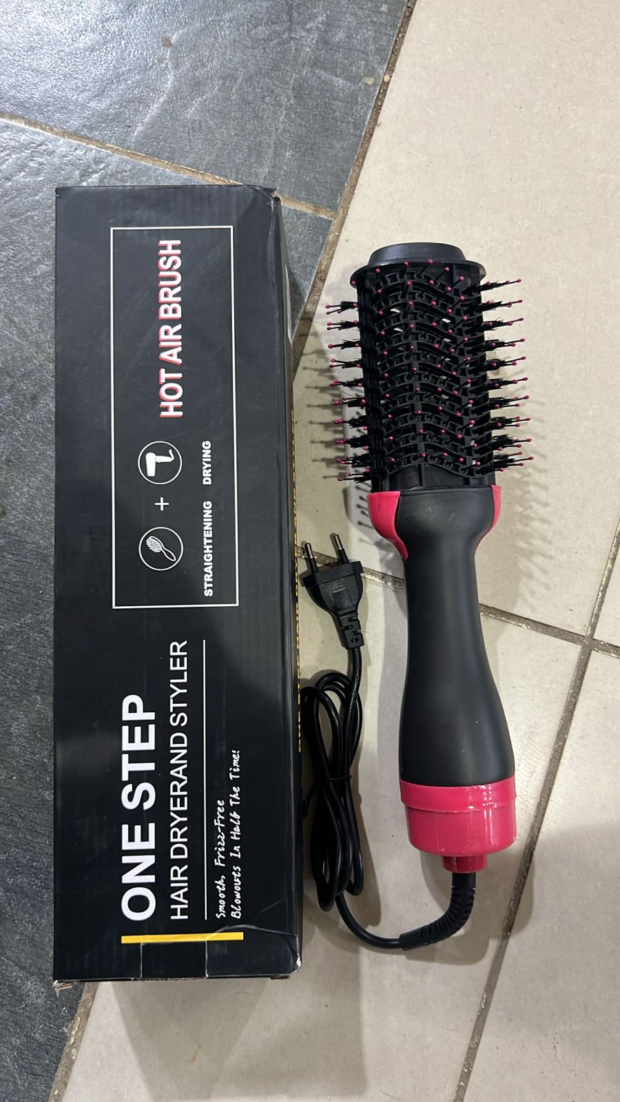 3-in-1 One-Step Hot Air Brush Hair Dryer & Styler – Volumizing, Straightening & Smoothing