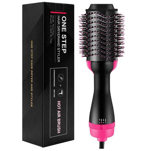3-in-1 One-Step Hot Air Brush Hair Dryer & Styler – Volumizing, Straightening & Smoothing
