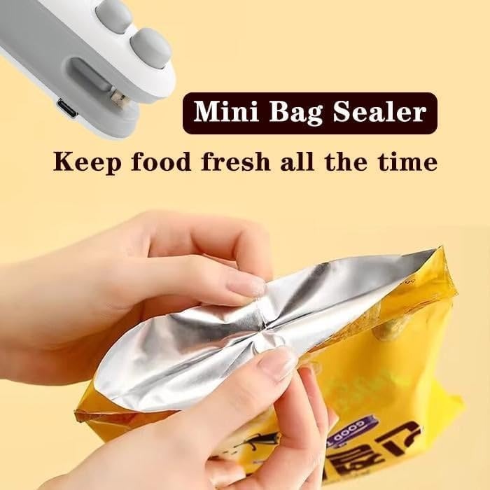 Portable Rechargeable Mini Sealer for Plastic Bags – Handheld Heat Sealing Machine