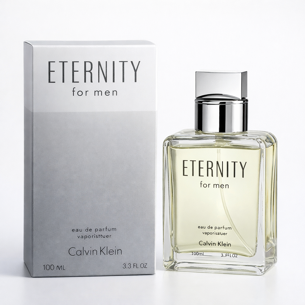 Calvin Klein Eternity for Men Eau De Parfum 100ml – Long-Lasting Fresh & Woody Men’s Fragrance