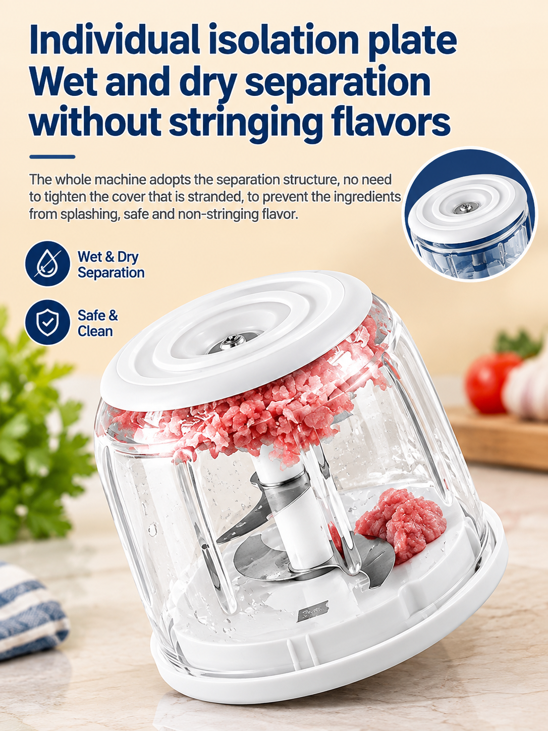 Electric Chopper Machine – Food & Vegetable Chopper | Fast & Easy Kitchen Cutter